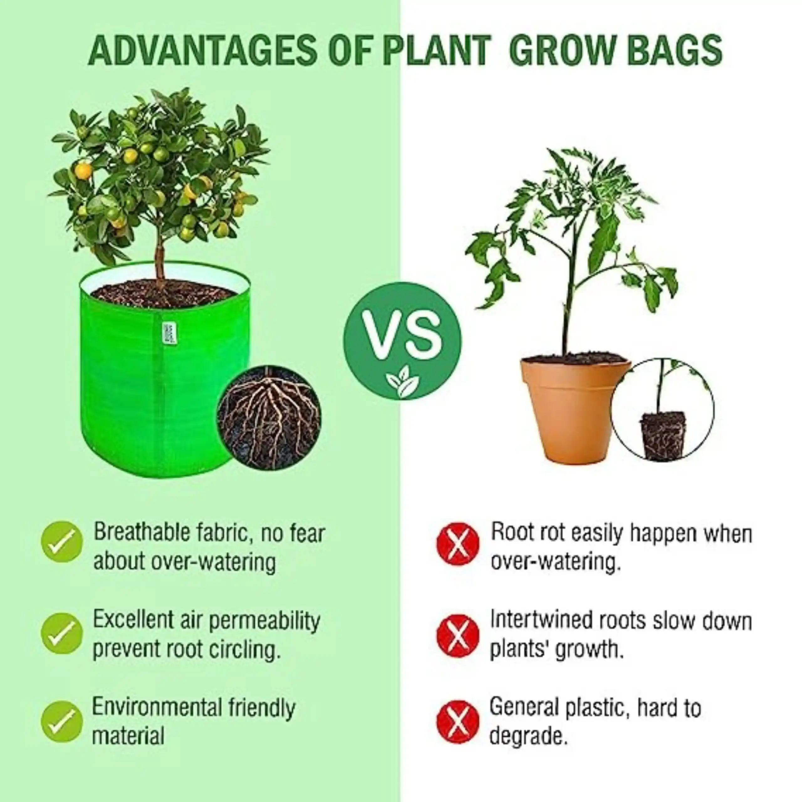 24 x 24 Agro bags