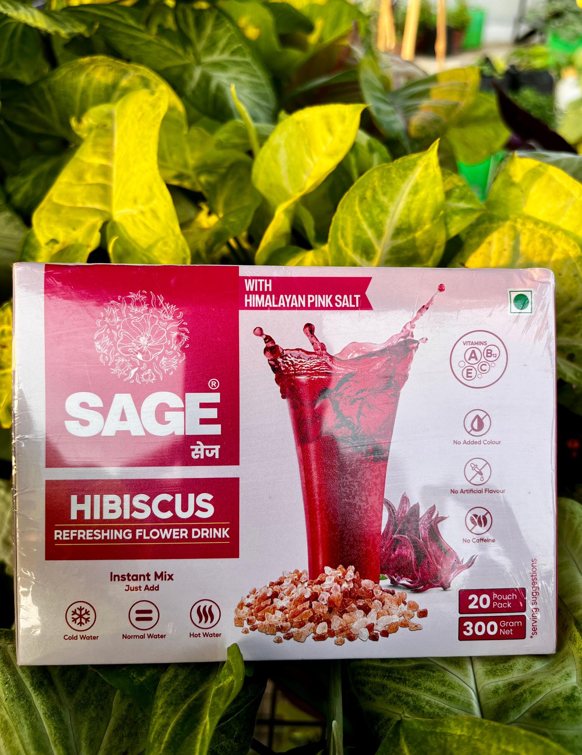HIBISCUS Refreshing Flower Drink (With Himalayan Pink Salt) (300 g)