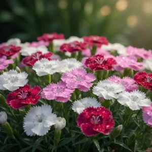 Dianthus flower winter